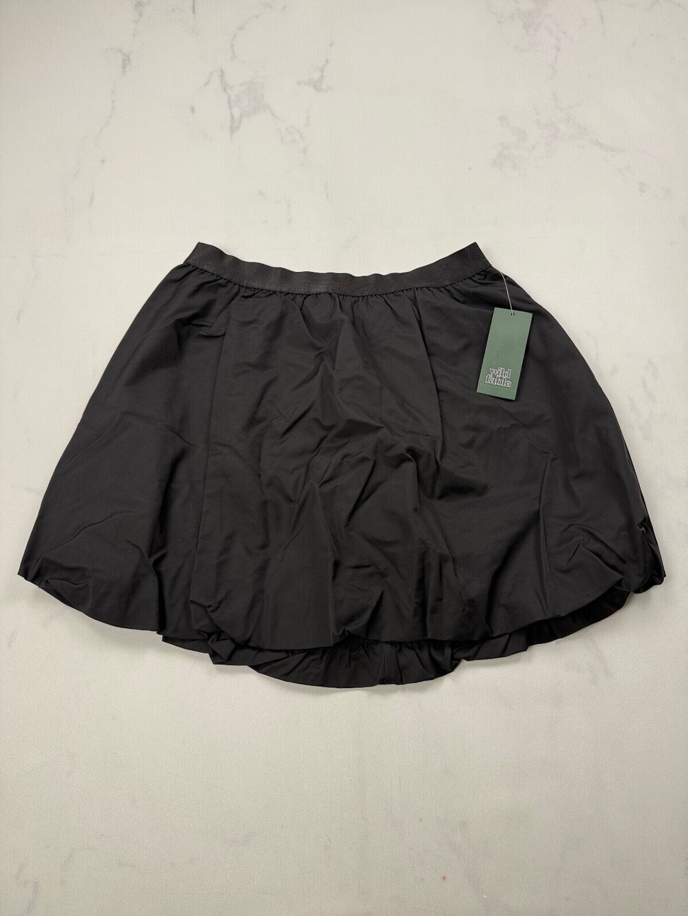 Wild Fable A-Line Skirt Black 90s VTG Standout Style - Womens S